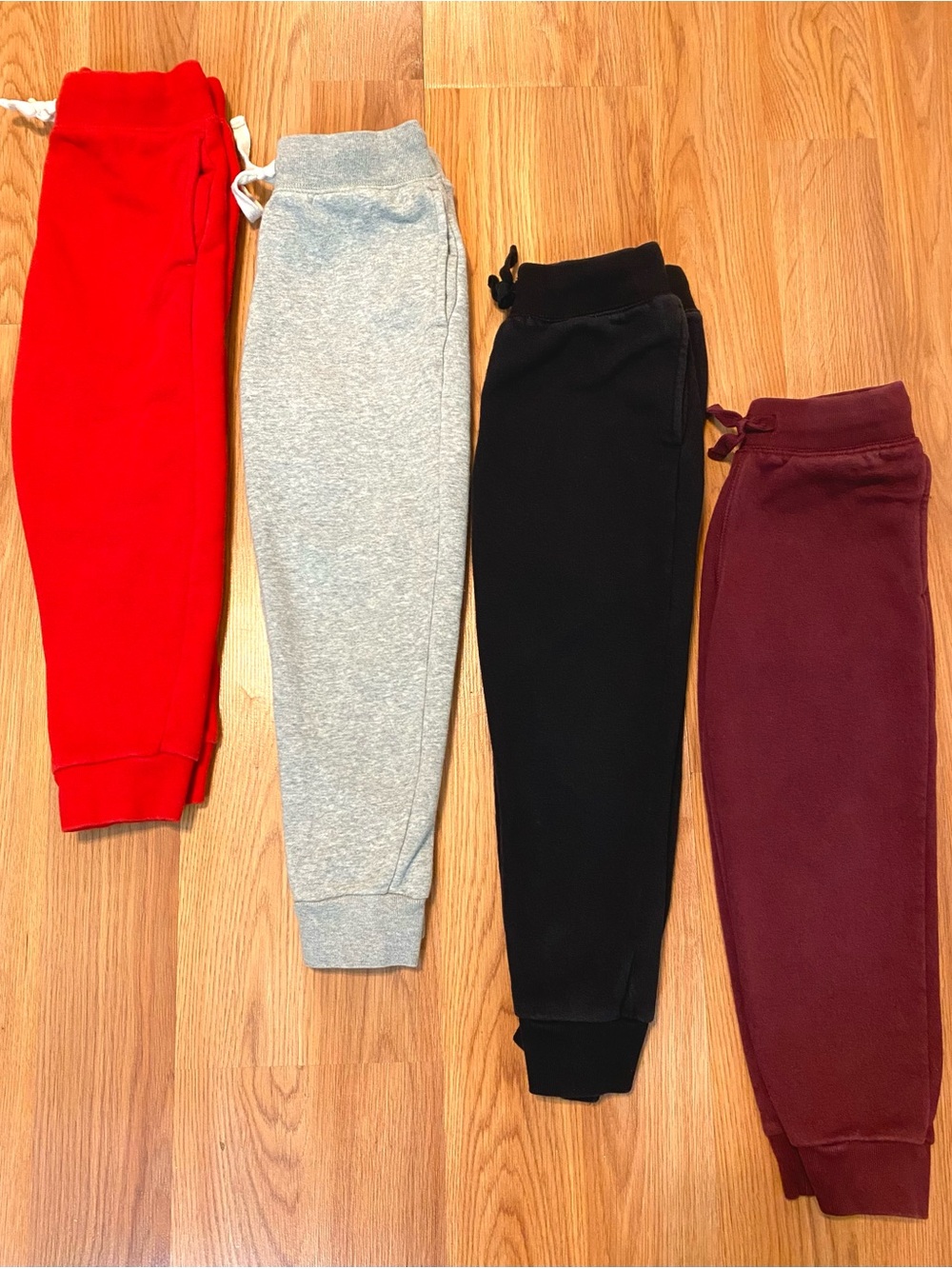 ❄️CHILDRENS PLACE FLEECE SWEATPANTS JOGGERS BUNDLE OF 4 FOR BOYS Size 5/6. WARM